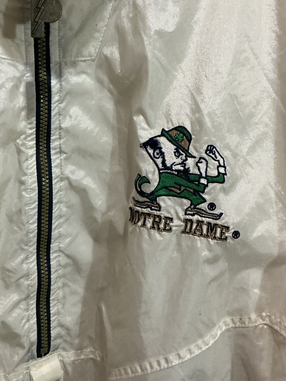 Vintage Notre Dame Fighting Irish Pro Player, 1/4 Zipper - Picture 5 of 11